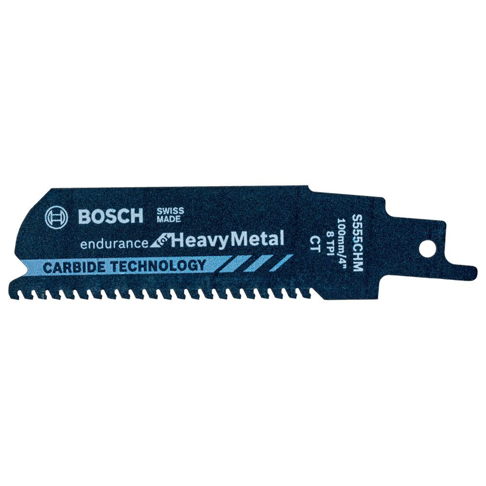 Lâmina de serra sabre Bosch S555CHM endurance for HeavyMetal 1 peça - Ritec Máquinas e Ferramentas