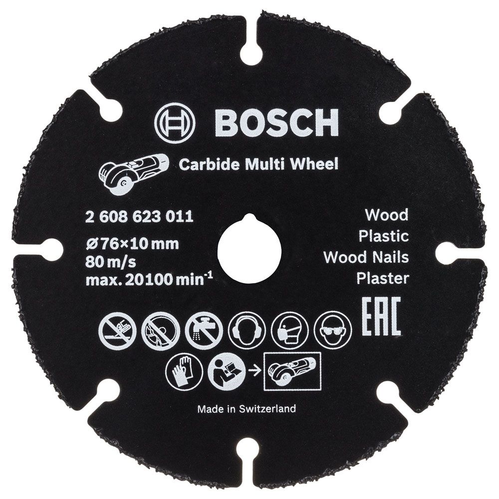 Disco de Corte Multimaterial Bosch para Mini-Esmerilhadeira 76mm - Ritec Máquinas e Ferramentas