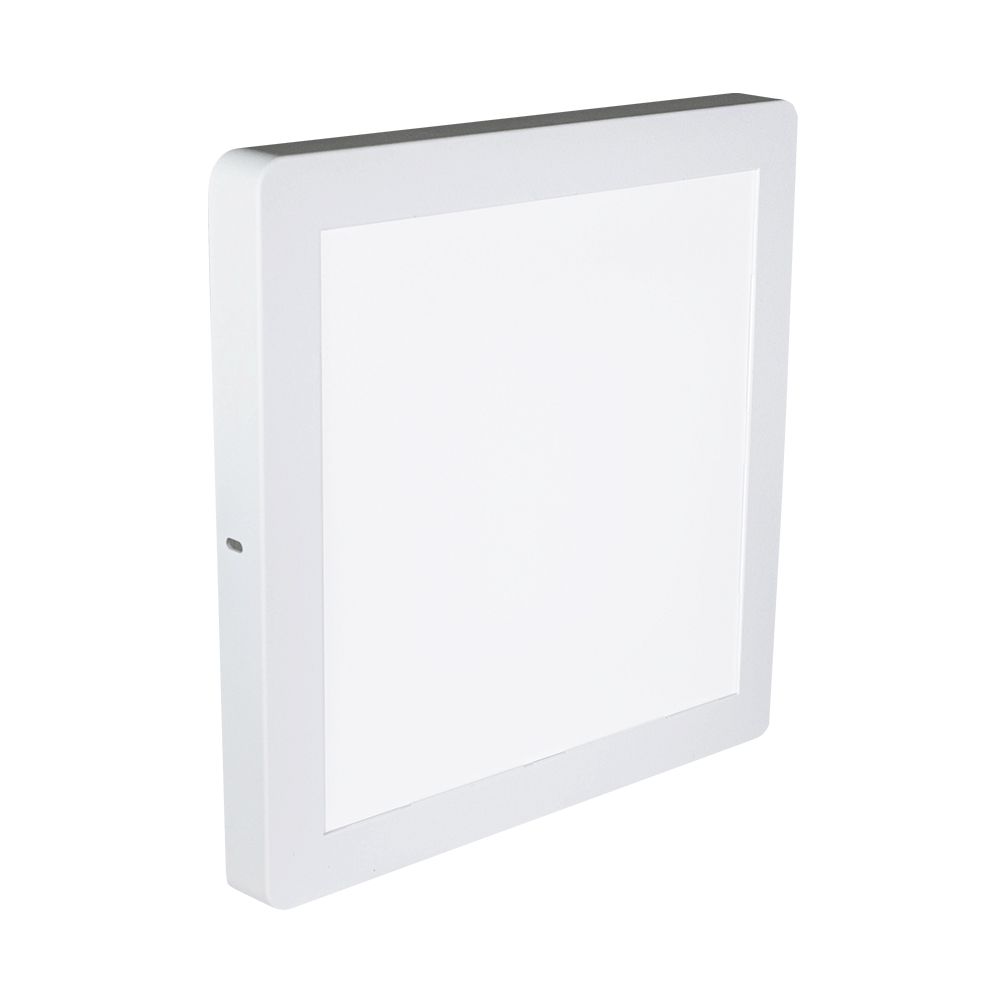 Plafon LED Branco Quadrado de Sobrepor 24W 6.500K - Noll