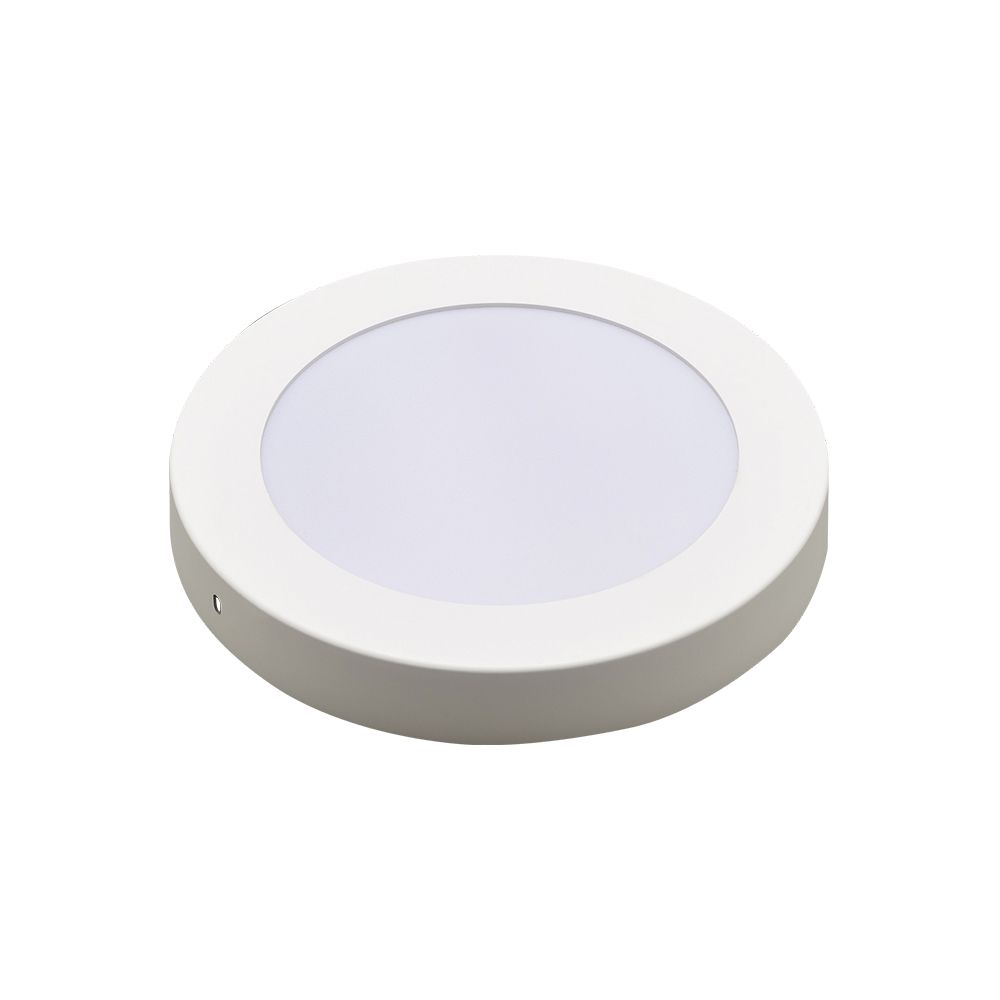 Plafon LED Branco Redondo de Sobrepor 24W 3.000K - Noll - Ritec Máquinas e Ferramentas