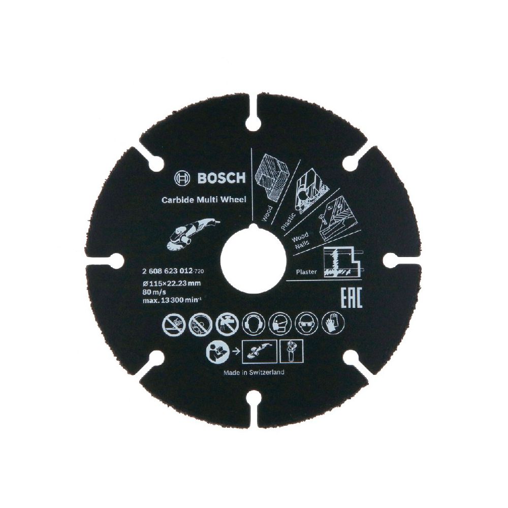 Disco de Corte Bosch Multimaterial para Esmerilhadeira 115mm - Ritec Máquinas e Ferramentas