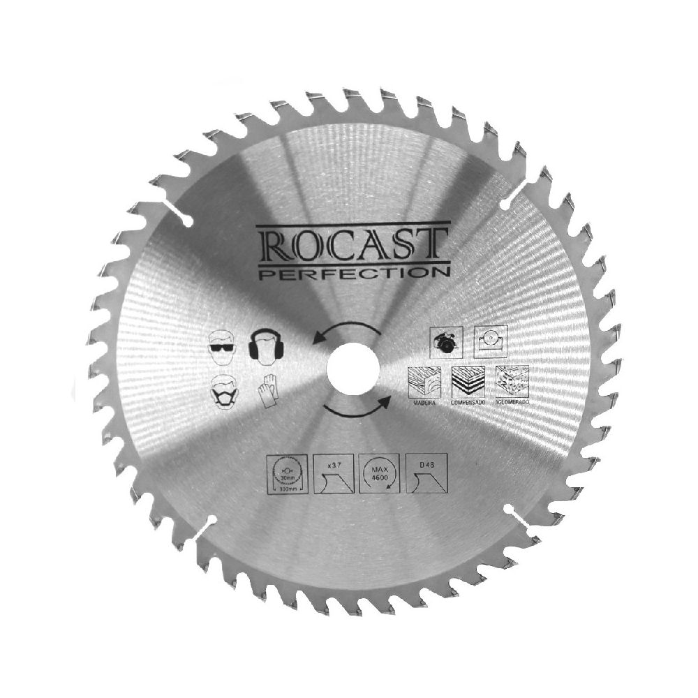 Serra Circular Pastilha Metal Duro Madeira MD 16pol x 48 dentes 35,0020 ROCAST