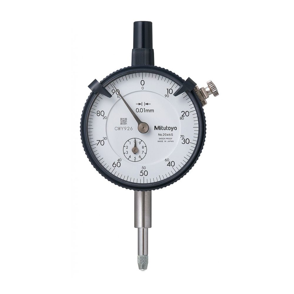Relógio Comparador Modelo Com Curso Longo 10mm 0,01mm 2046S - Mitutoyo - Ritec Máquinas e Ferramentas