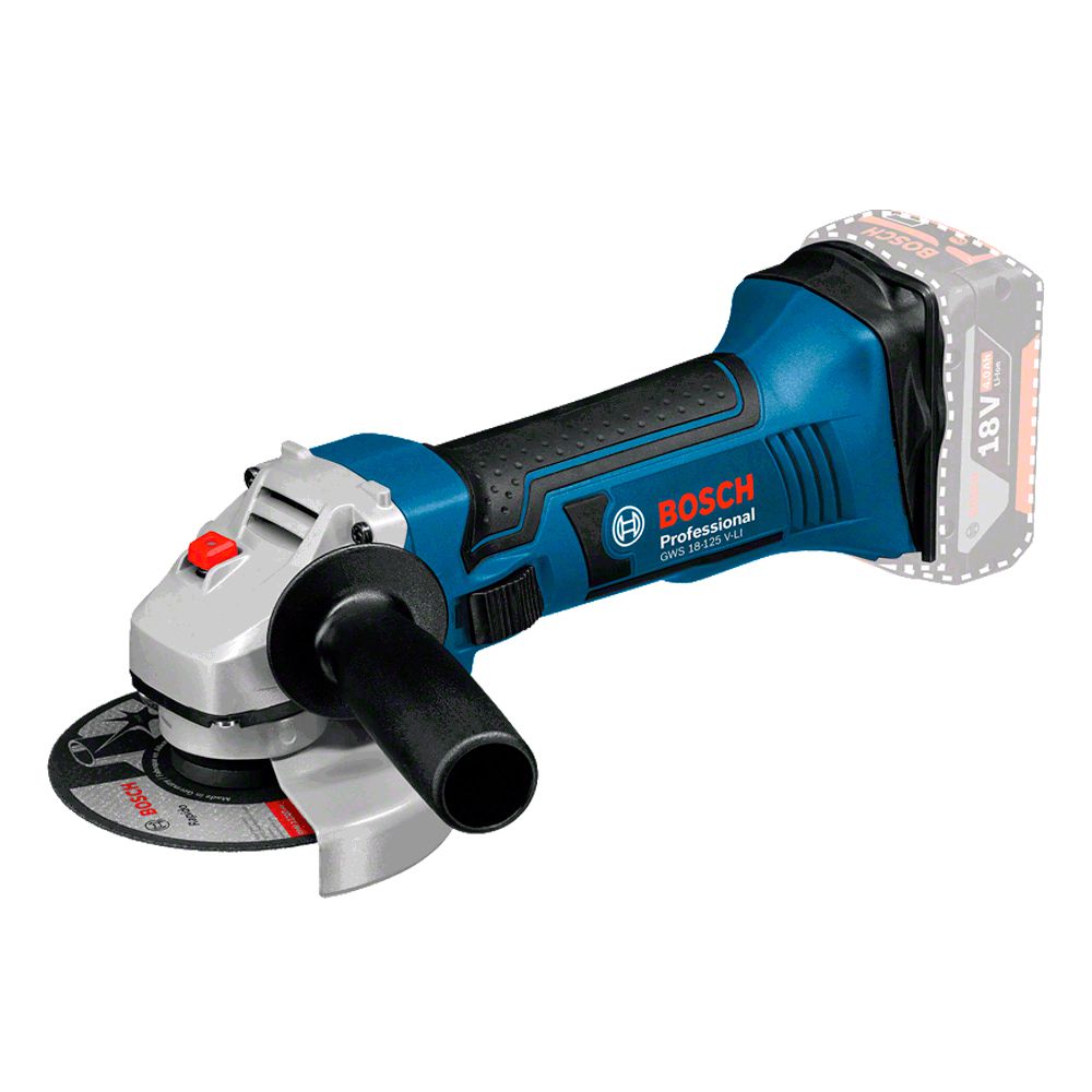 Esmerilhadeira Angular 10.000RPM a Bateria 18V GWS 18V-Li - Bosch