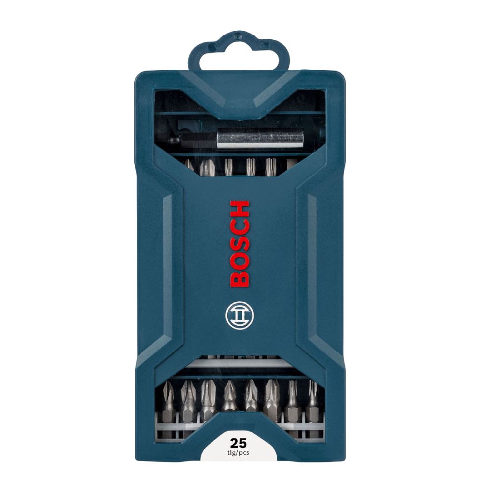 Kit de Pontas para parafusar Bosch Mini X-Line com 25 Peças - Ritec Máquinas e Ferramentas