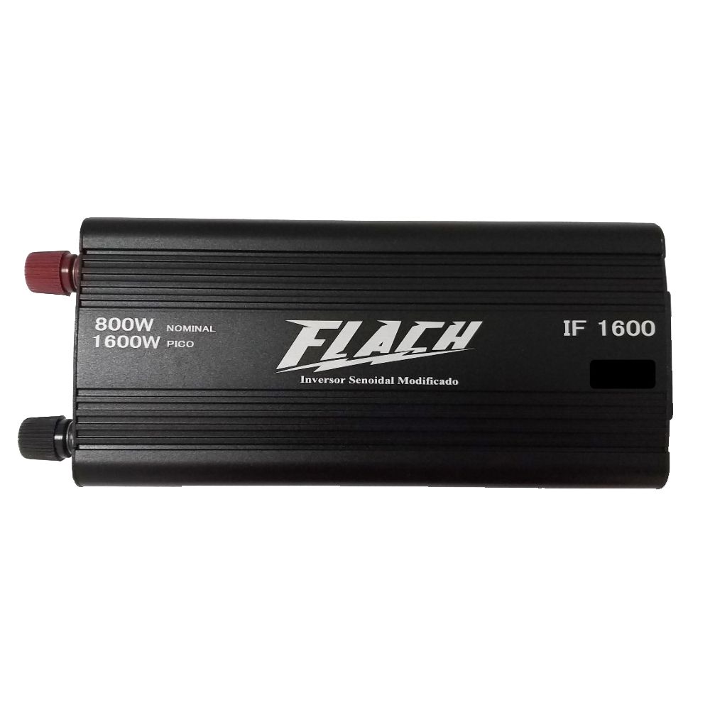 Inversor de Tensão 12V/127V 1600W Pico-800W IF1600-3 - Flach - Ritec Máquinas e Ferramentas