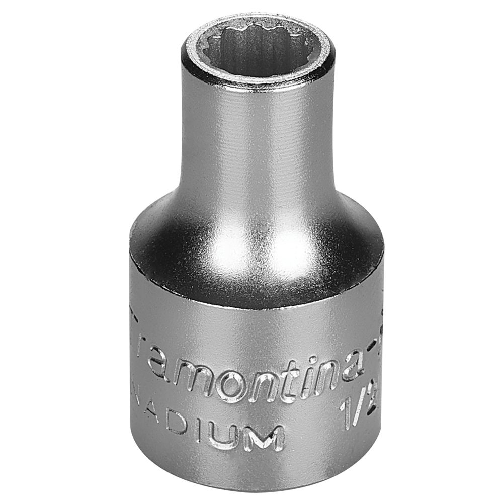 Soquete Estriado em Aço Cromo Vanádio 11 mm - Encaixe 1/2'' Tramontina PRO - Ritec Máquinas e Ferramentas