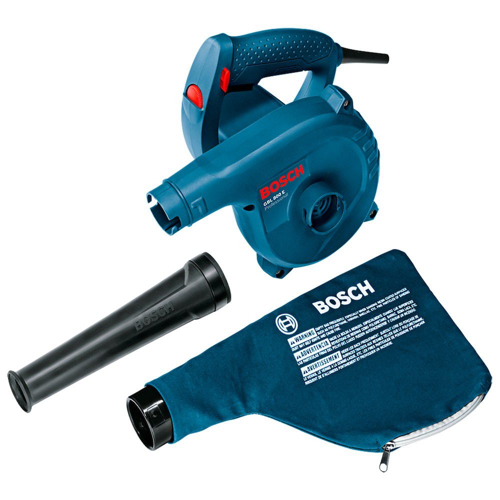 Soprador de ar com aspiração de pó Bosch GBL 800 E 800W 220V - Ritec Máquinas e Ferramentas