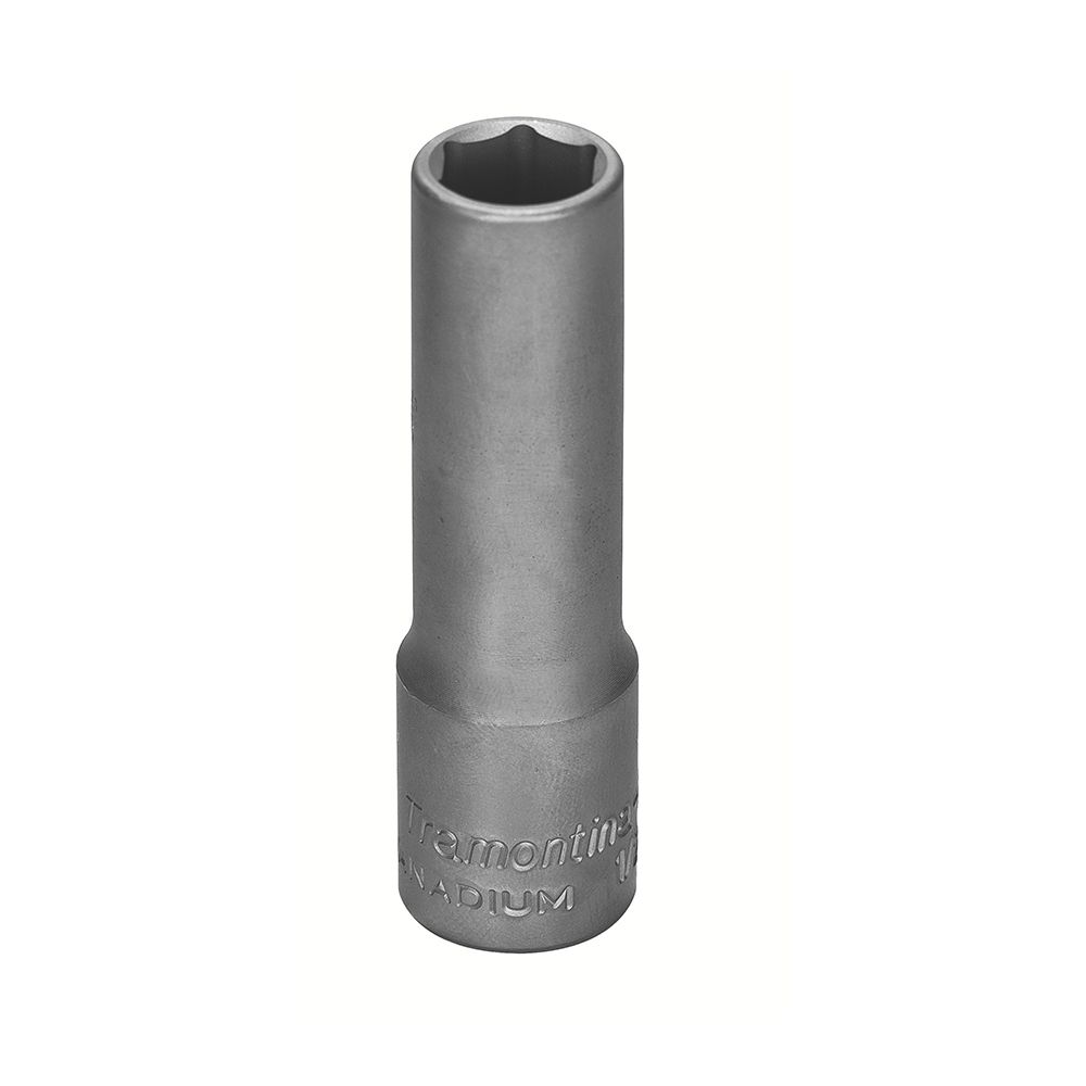 Soquete Sextavado Longo em Aço Cromo Vanádio 13 mm - Encaixe 1/2 - Ritec Máquinas e Ferramentas