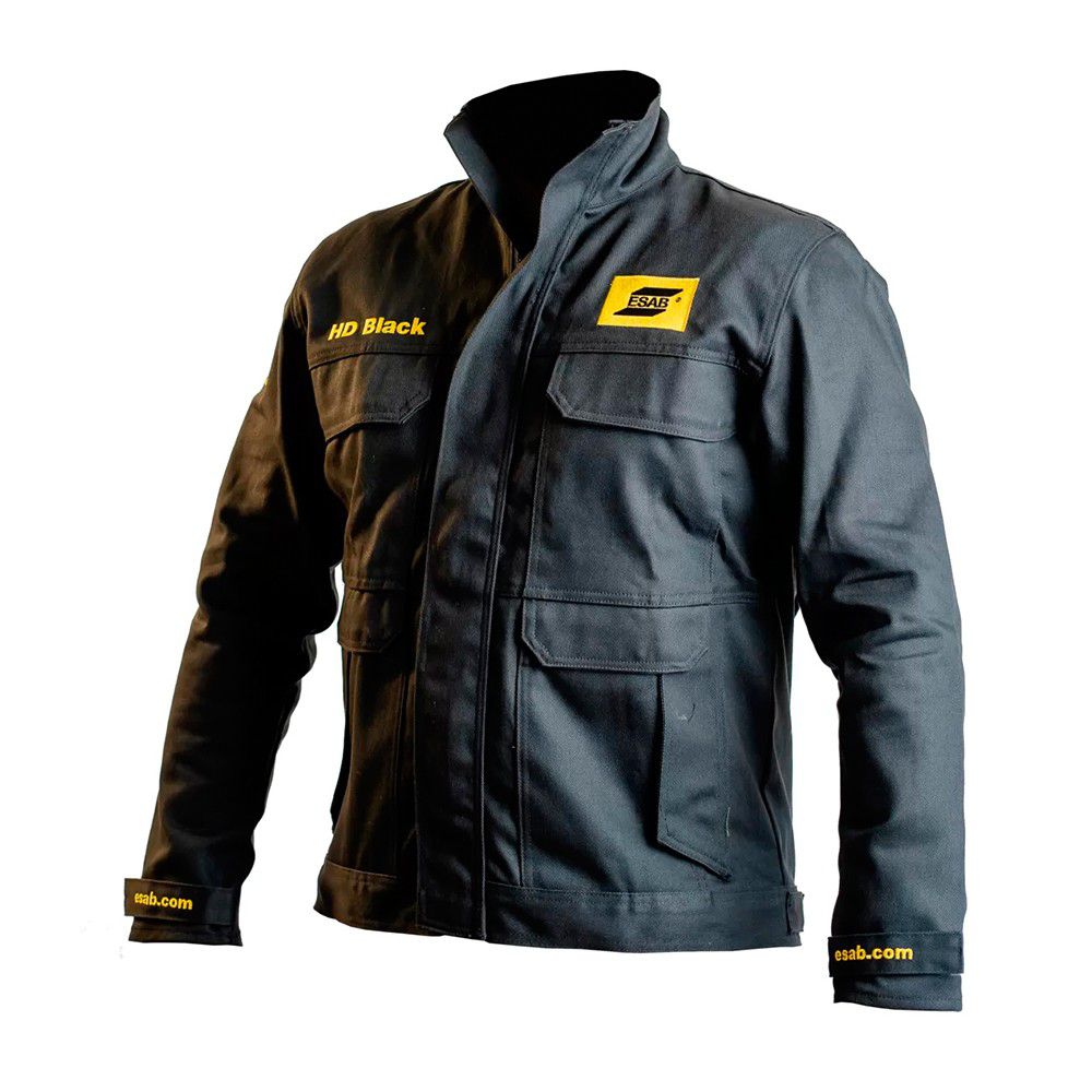 Jaqueta de Solda Preta Logo OK (P) - ESAB - Ritec Máquinas e Ferramentas