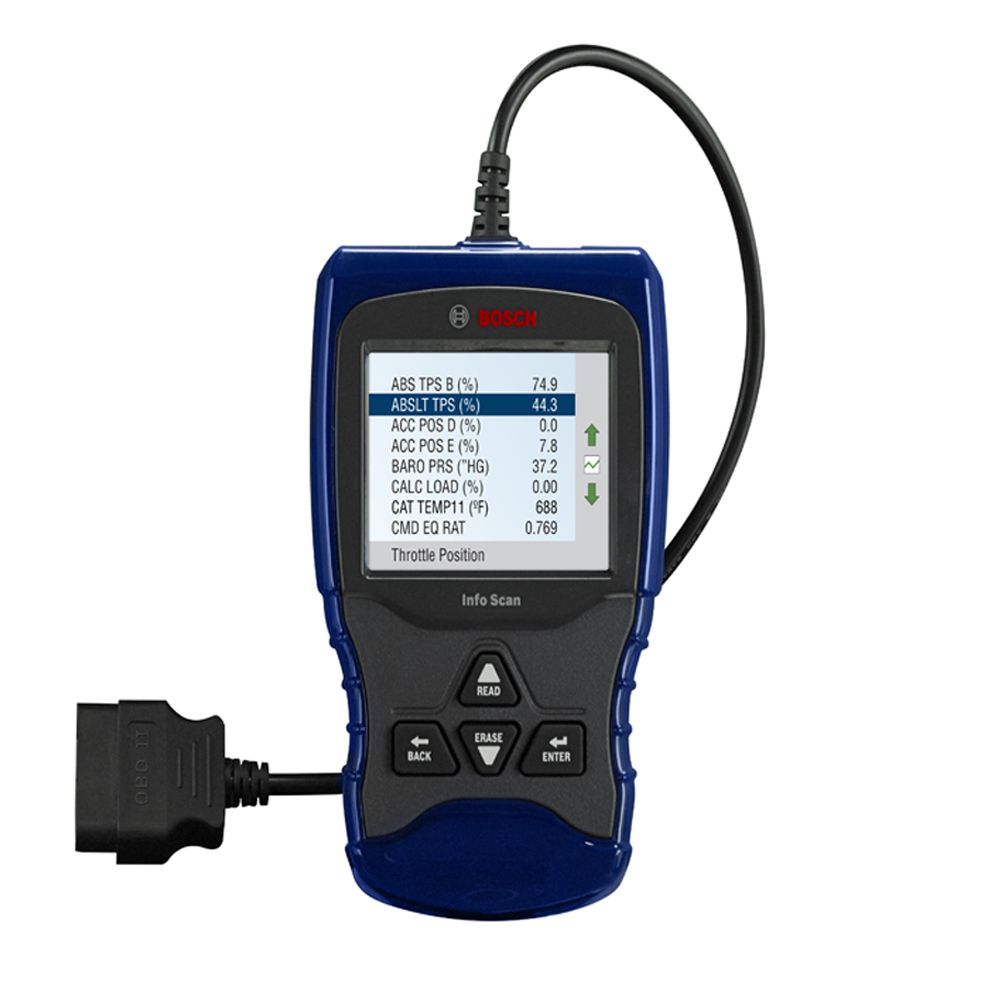 Scanner Para Diagnóstico Eletrônico de Veículos (OBD II) OBD 1150 BOSCH - Ritec Máquinas e Ferramentas