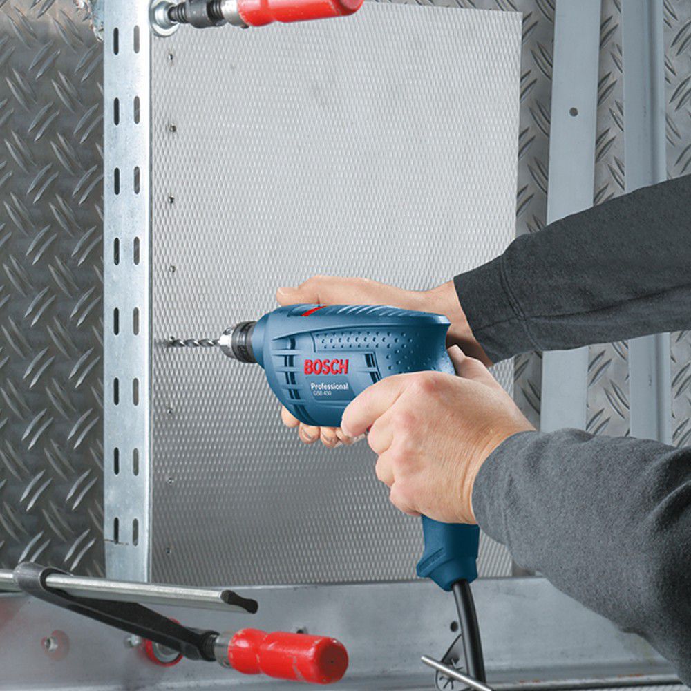 Furadeira de Impacto GSB 450 RE 450W 127V com 3 Brocas Bosch
