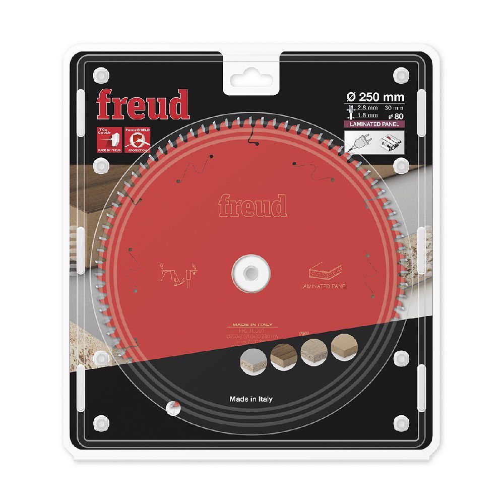 Disco de Serra Circular 10'' para MDF - Freud FR23L001T (80D) - Ritec Máquinas e Ferramentas