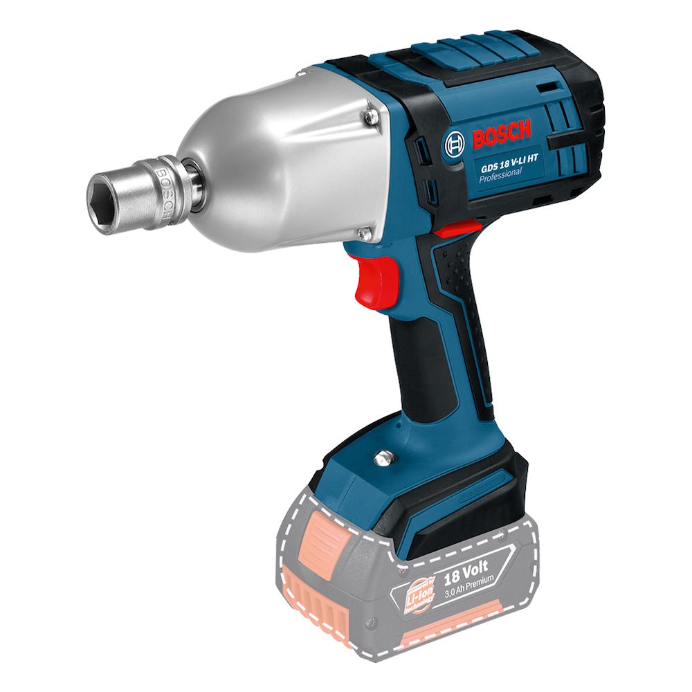 Chave de Impacto a Bateria de ½'' Bosch GDS 18V-LI, 650Nm, 18V, sem Bateria e sem Carregador 