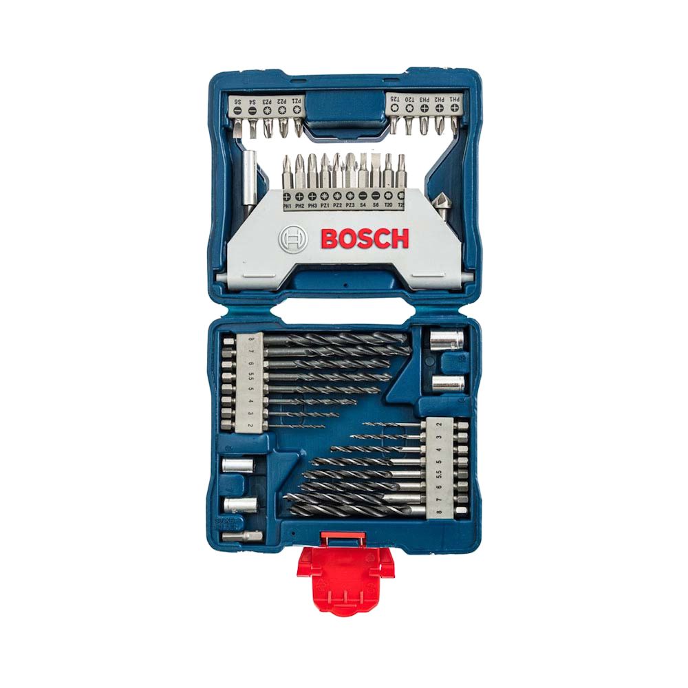Kit de pontas e brocas Bosch X-Line 43 peças - Ritec Máquinas e Ferramentas