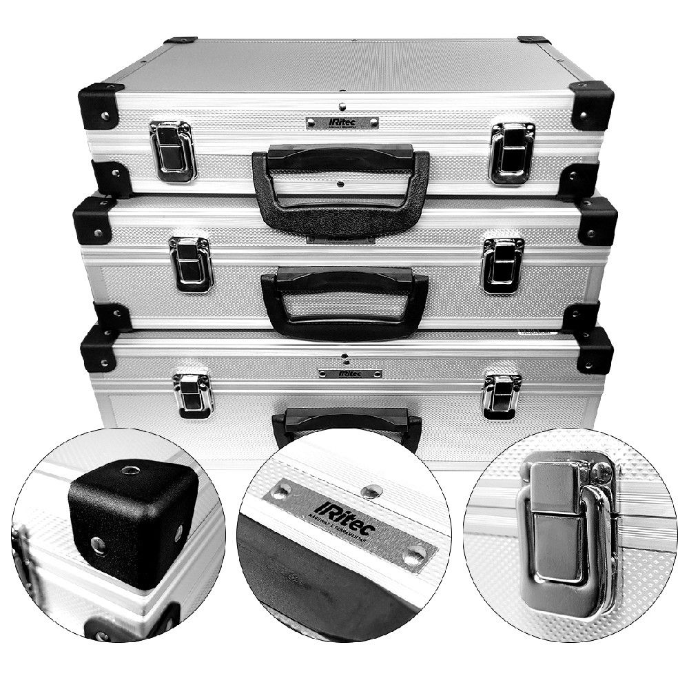 Kit Com 03 Maletas Em Alumínio para Ferramentas (sem Chave) - Ritec - Ritec Máquinas e Ferramentas