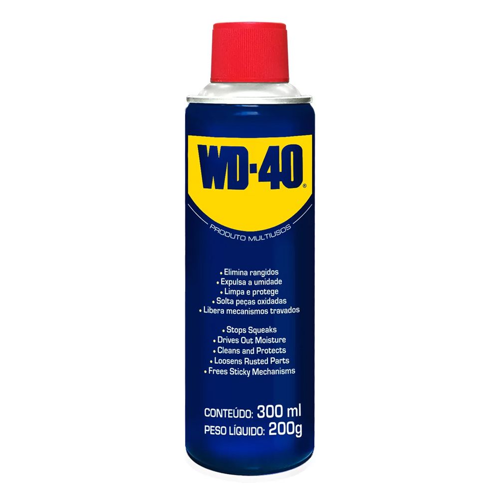 Óleo Lubrificante Desengripante Multiuso 300 ml - WD-40 - Ritec Máquinas e Ferramentas