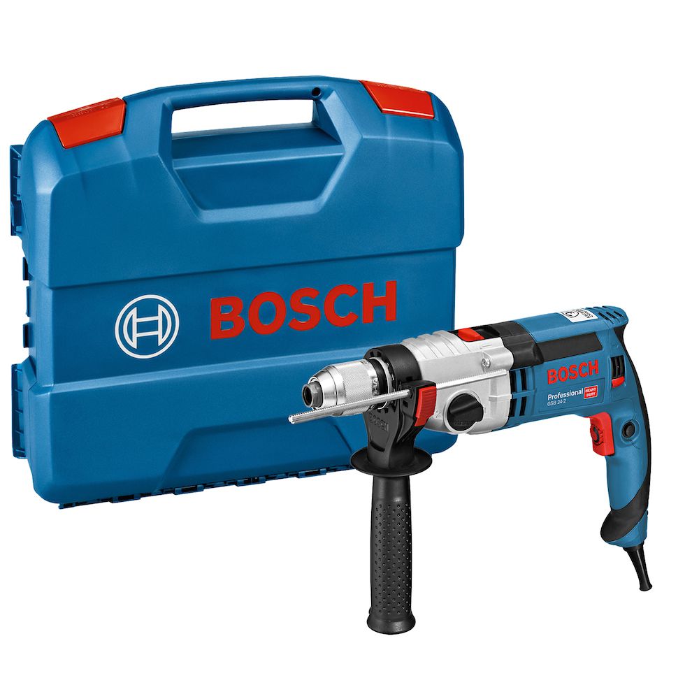 Furadeira de impacto Bosch GSB 24-2 1100W 220V, em maleta