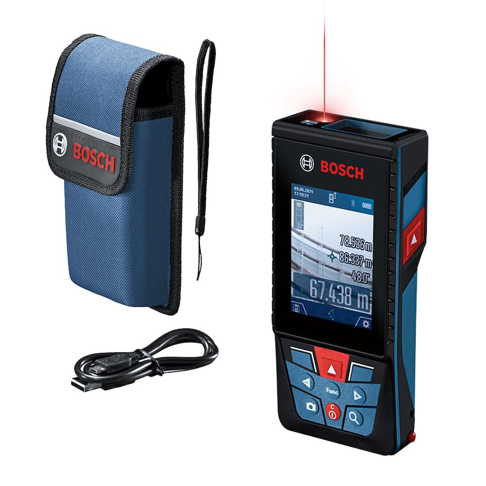 Trena laser Bosch GLM 150-27 C alcance 150m com Bluetooth - Ritec Máquinas e Ferramentas