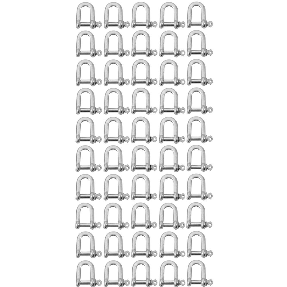 Kit Manilha Reta Para Cabo De Aço 5/16'' 2,0003 (Com 50 Unidades) - Nord - Ritec Máquinas e Ferramentas