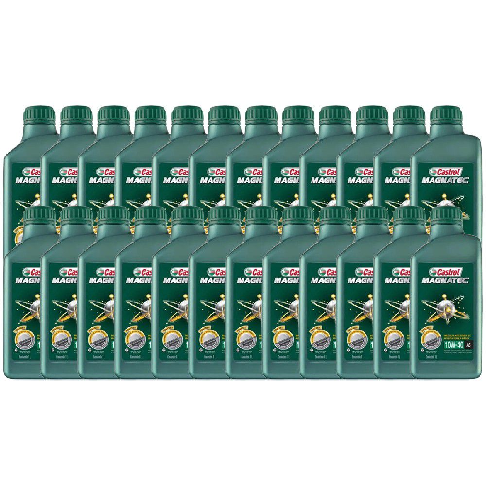 Óleo Lubrificante 10W40 A3 Magnatec (3423498) - (Cx C/24 UND) - Castrol - Ritec Máquinas e Ferramentas