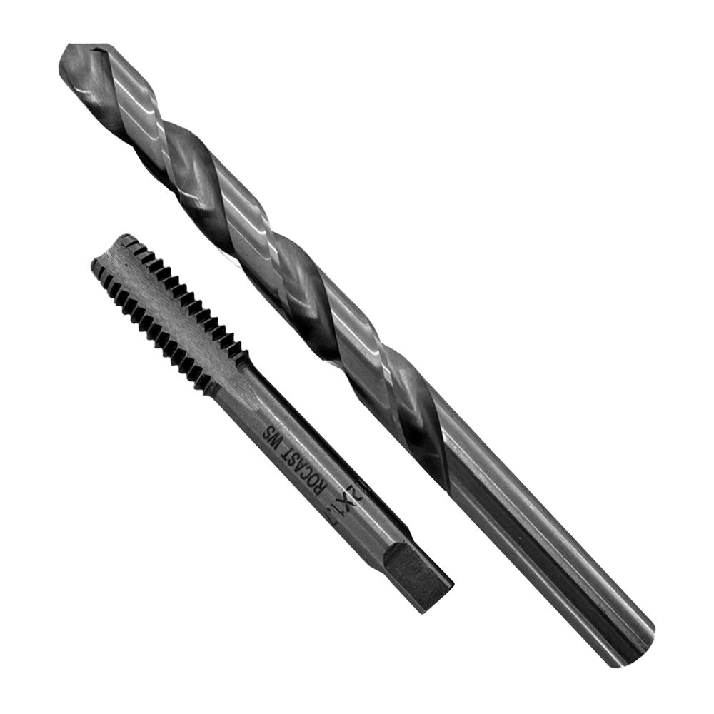 FIFIBANG M12 x 1,25 mm Set di Maschio e Filiera, HSS Filettatura Metrica e Filettatura per Filettature metriche interne ed esterne