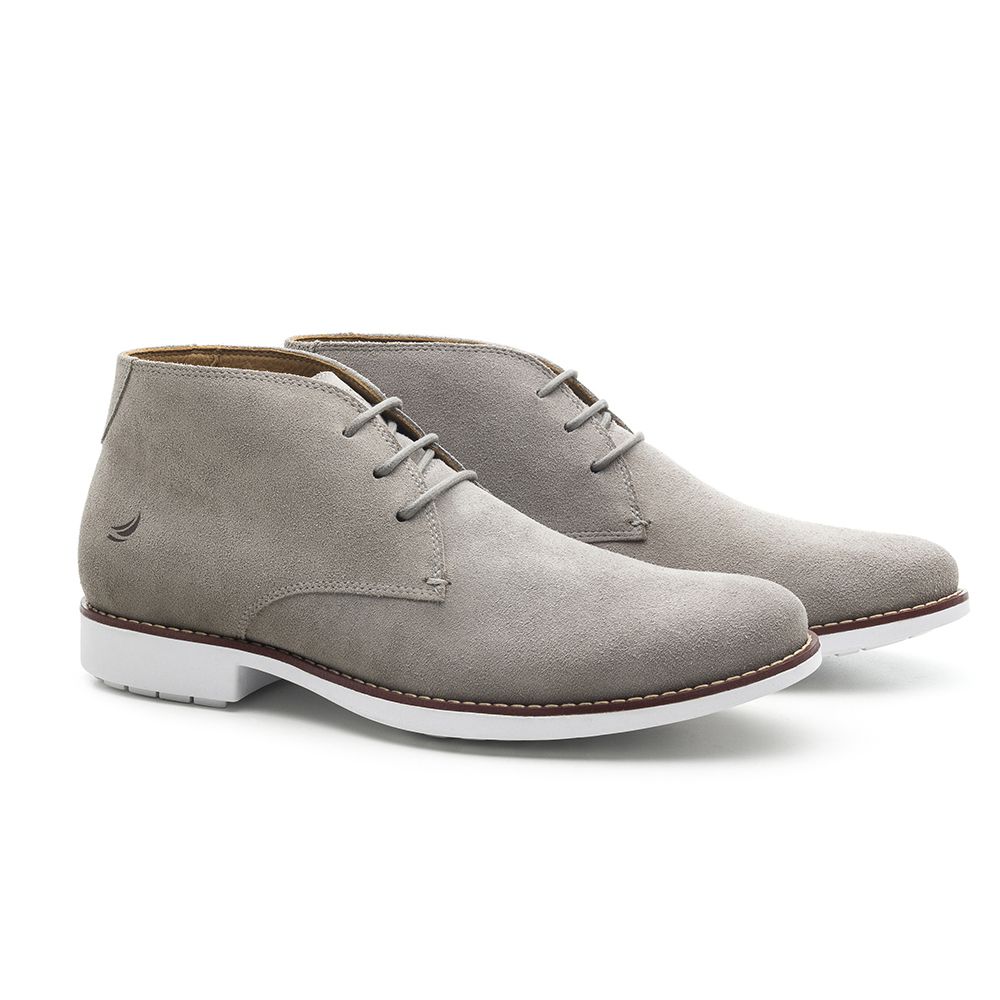 Chukka Boot Masculina Cinza Matamanoa