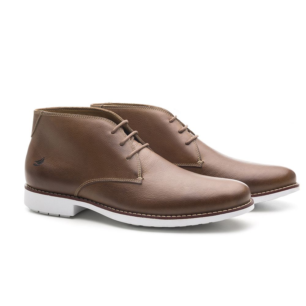 Chukka Boot Masculina Brown Liku