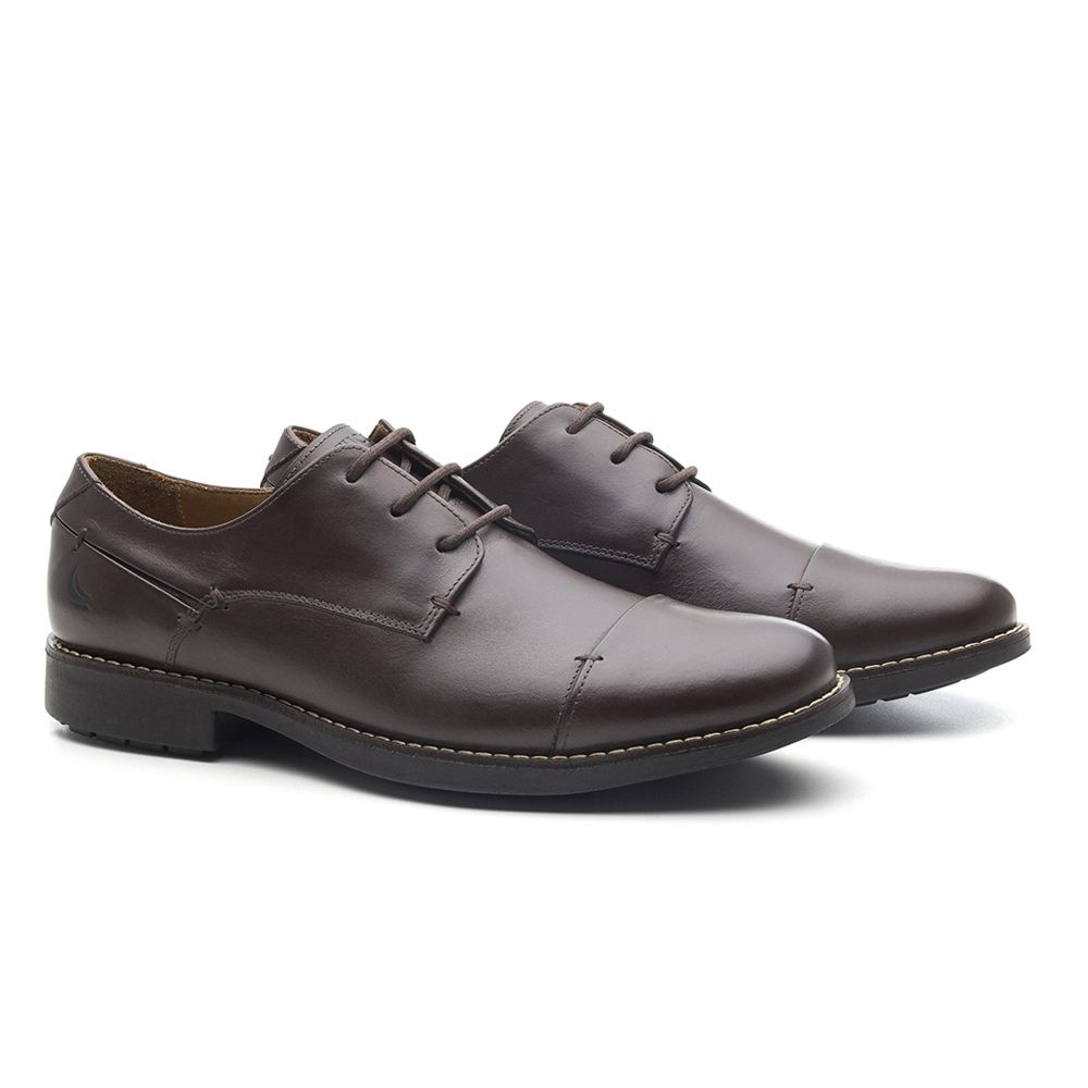 Sapato Masculino Derby Café Silver Strand