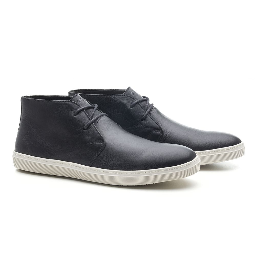 Desert Boot Masculina Preta Frishman