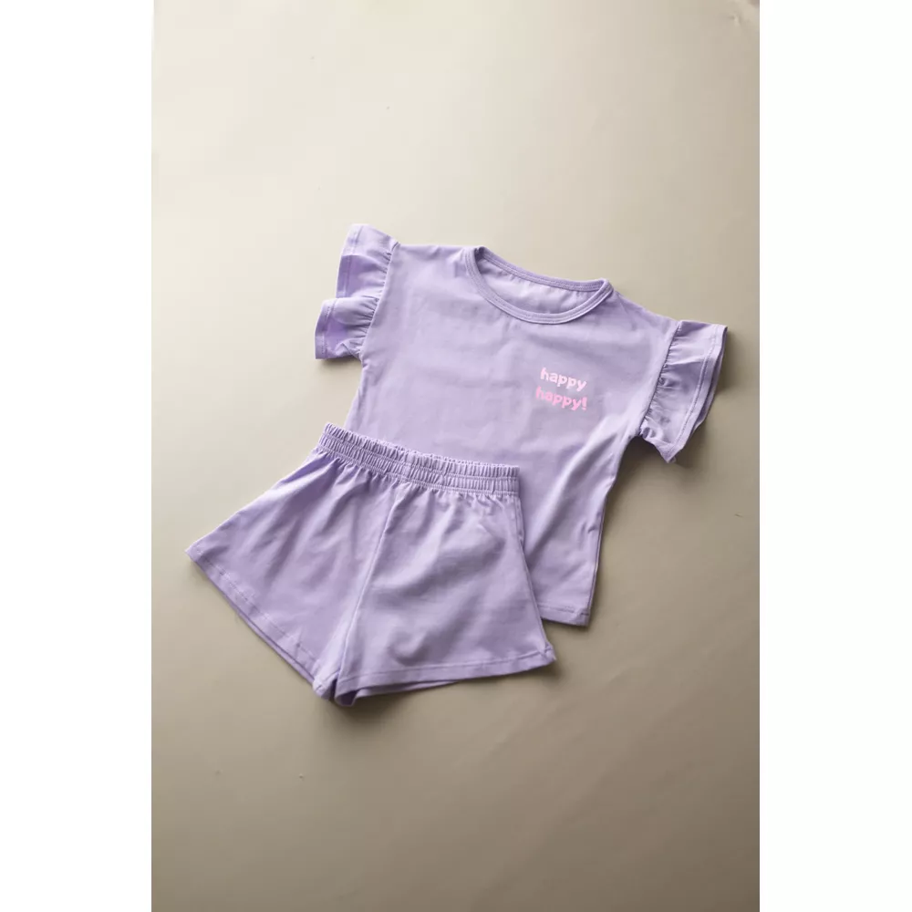 conjunto infantil menina lilás 