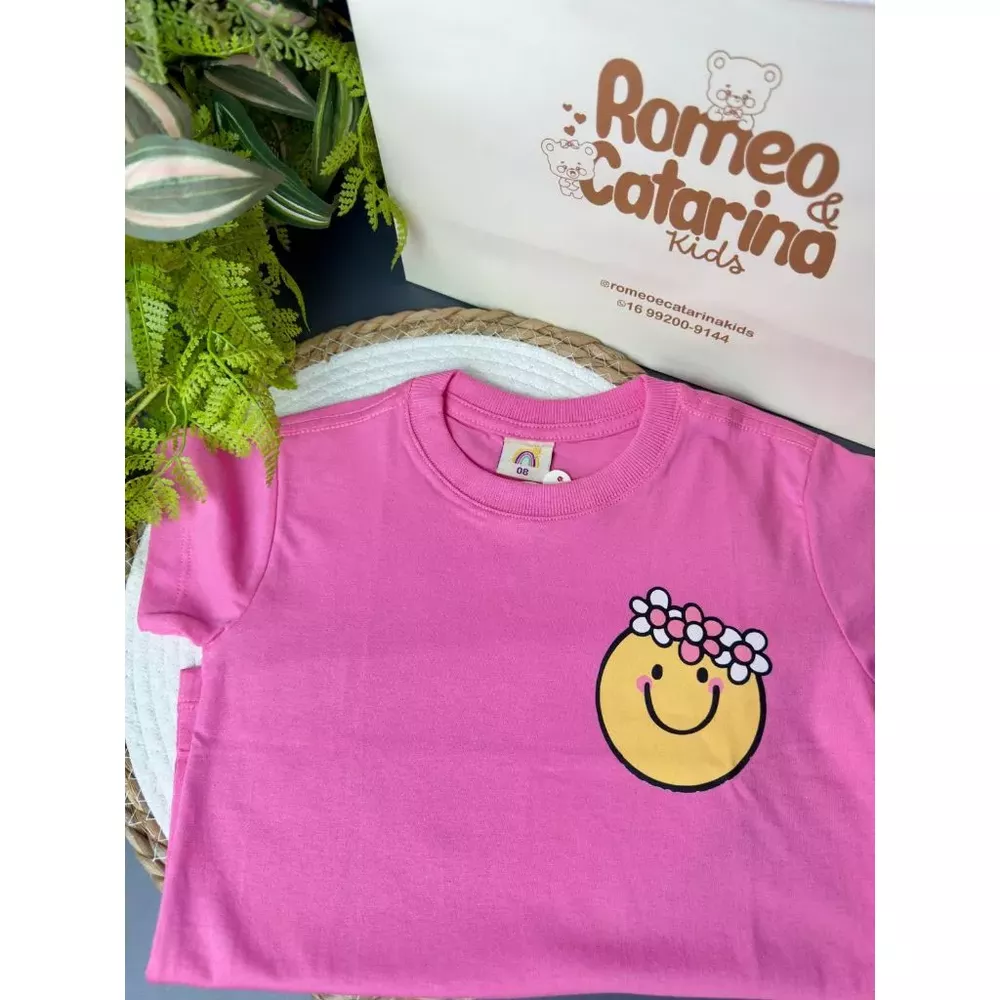 T-SHIRT SMILE FLOR - ROMEO & CATARINA KIDS