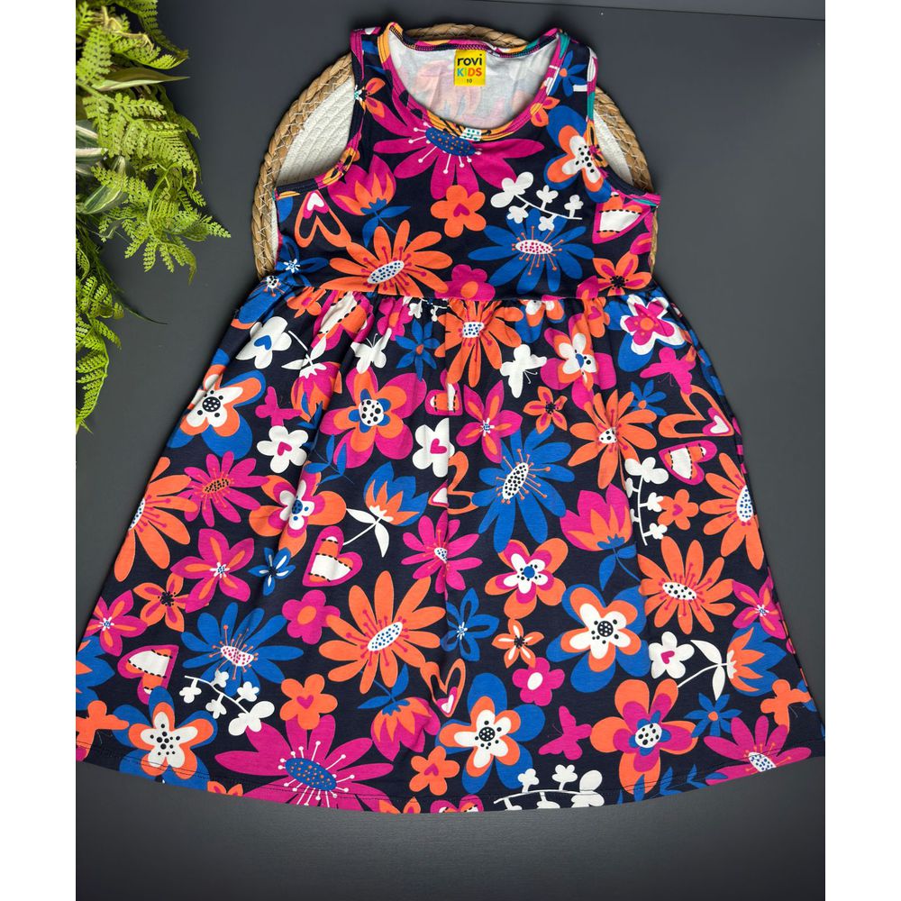 Vestido menina florido - ROMEO & CATARINA KIDS