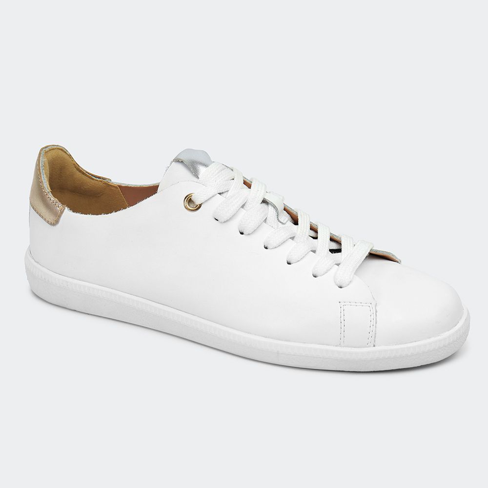 Tênis Basic Branco Metalizado Santa Moça - SANTA MOCA