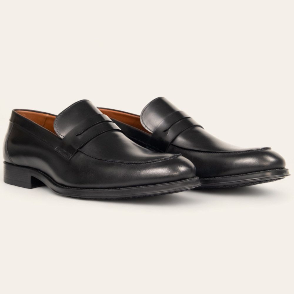 Sapato Social Penny Loafer Preto