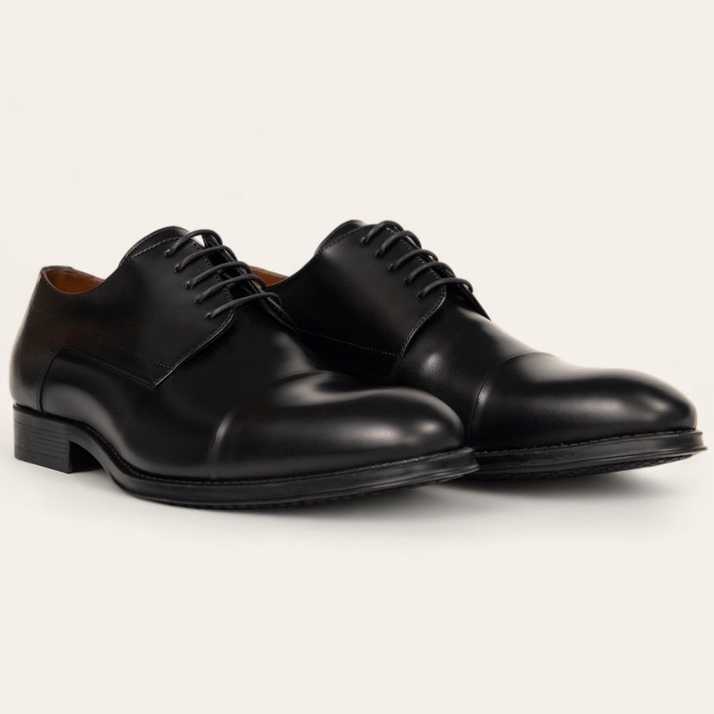Sapato Social Derby Preto - Sapataria Cometa