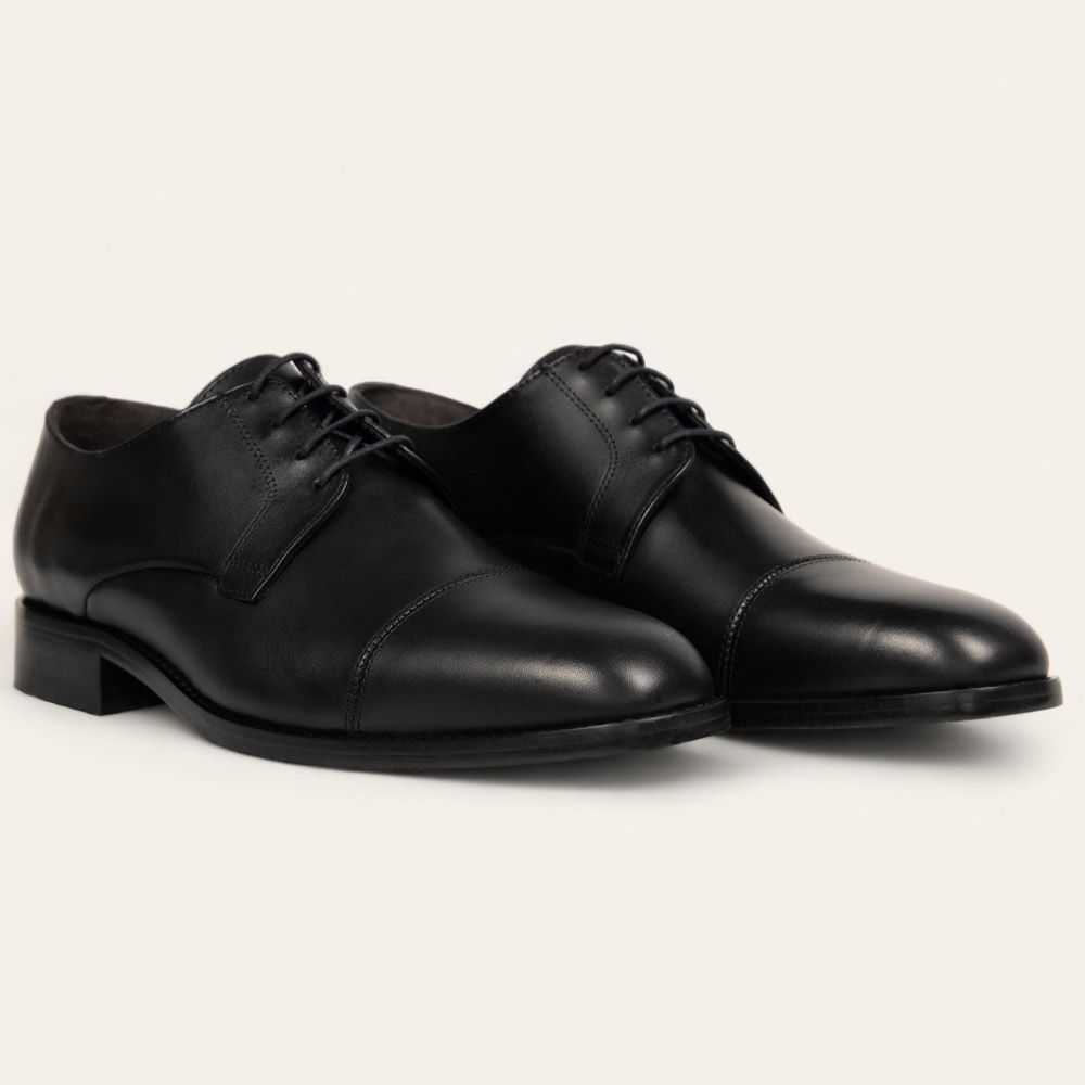 Sapato Social Derby Preto - Sapataria Cometa