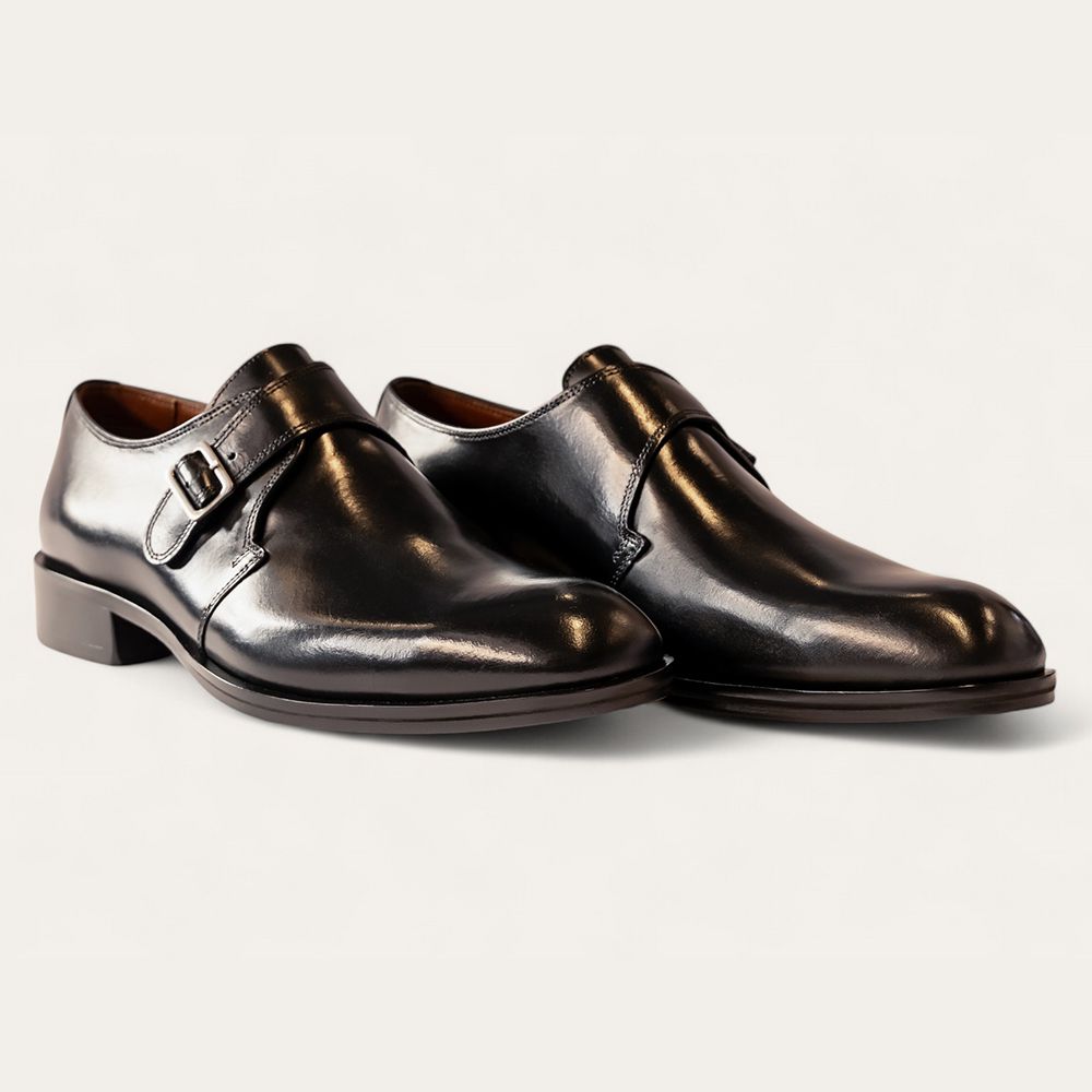Sapato Social Monk Preto 