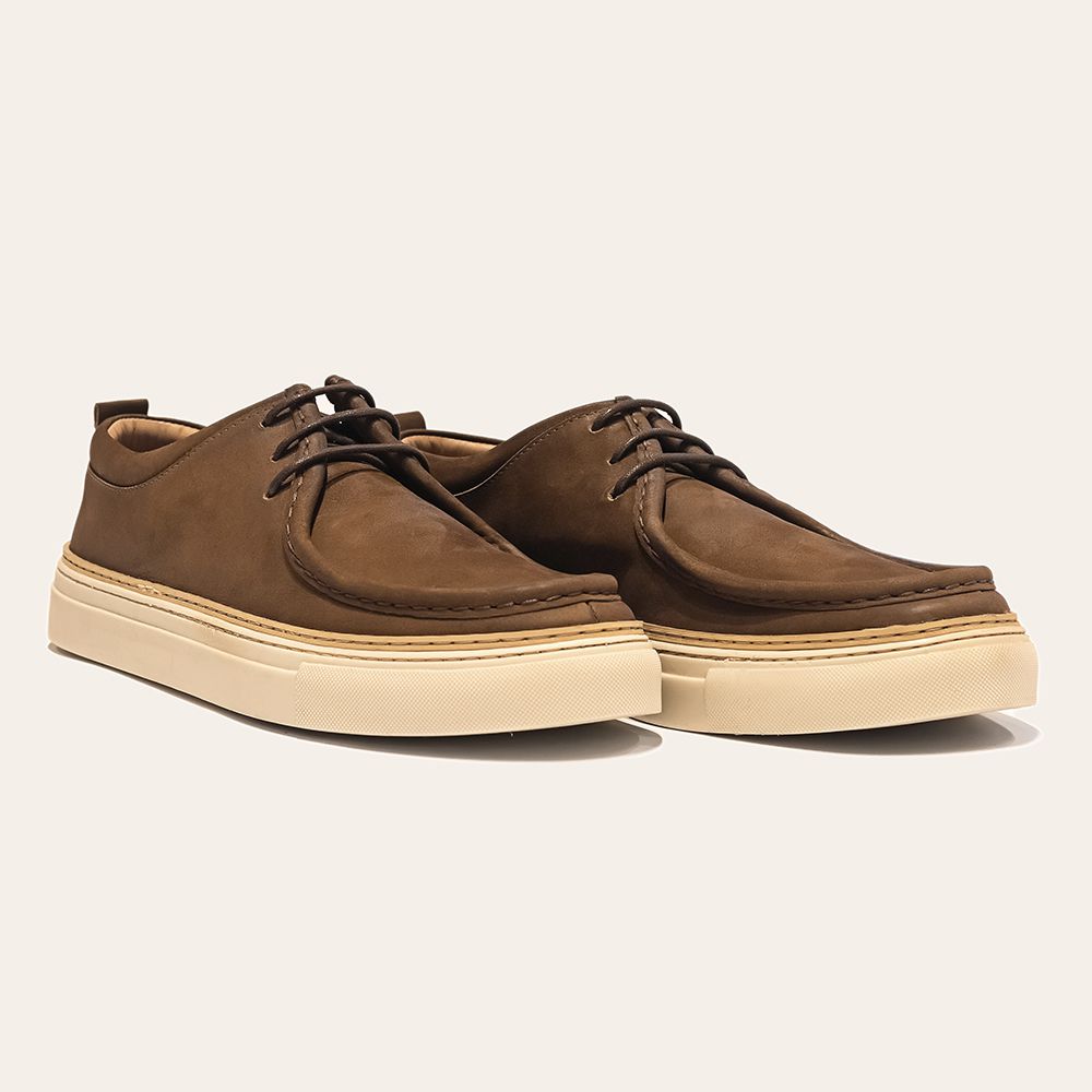 Casual Derby Wallabee Conhaque - Sapataria Cometa