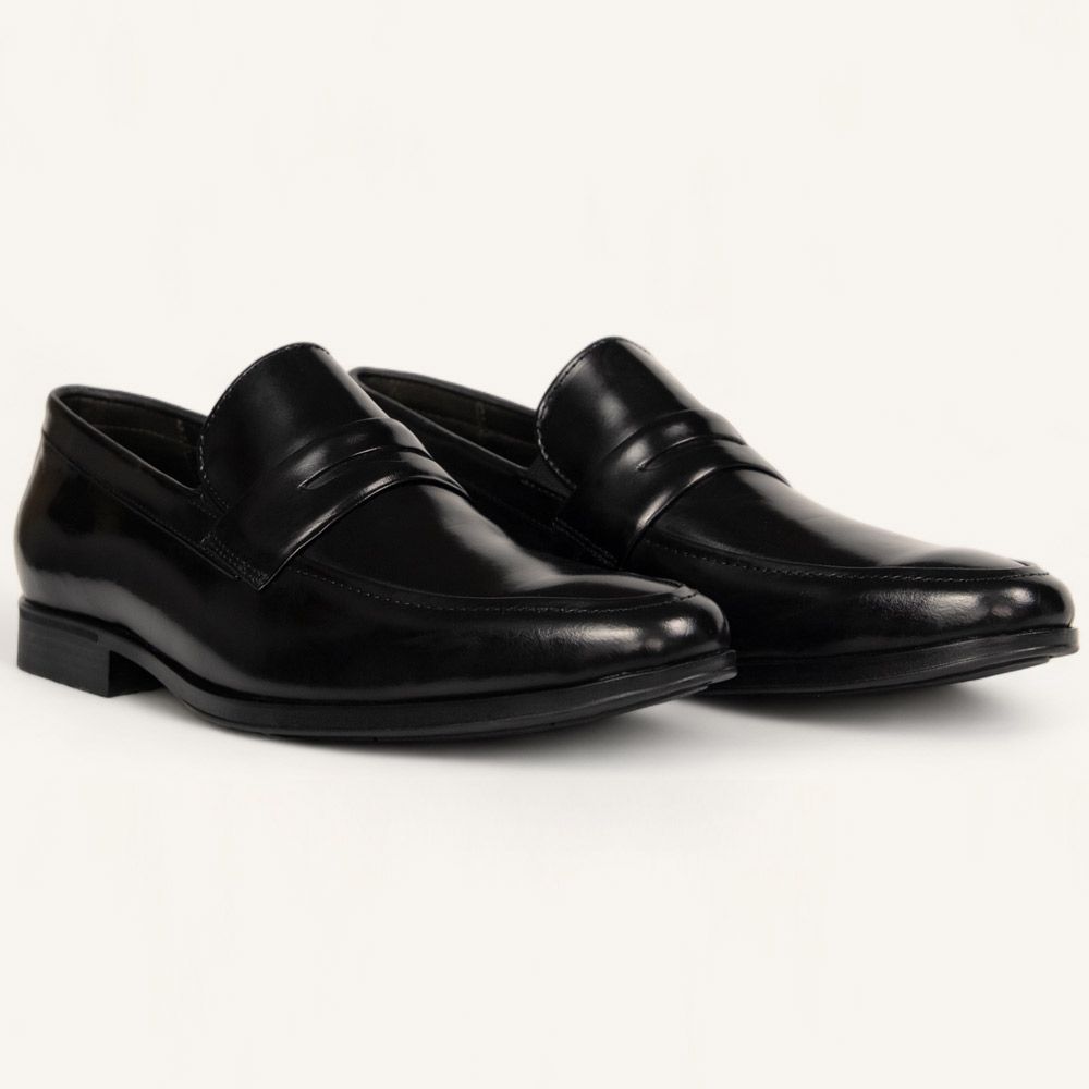 Sapato Social Penny Loafer Preto - Sapataria Cometa