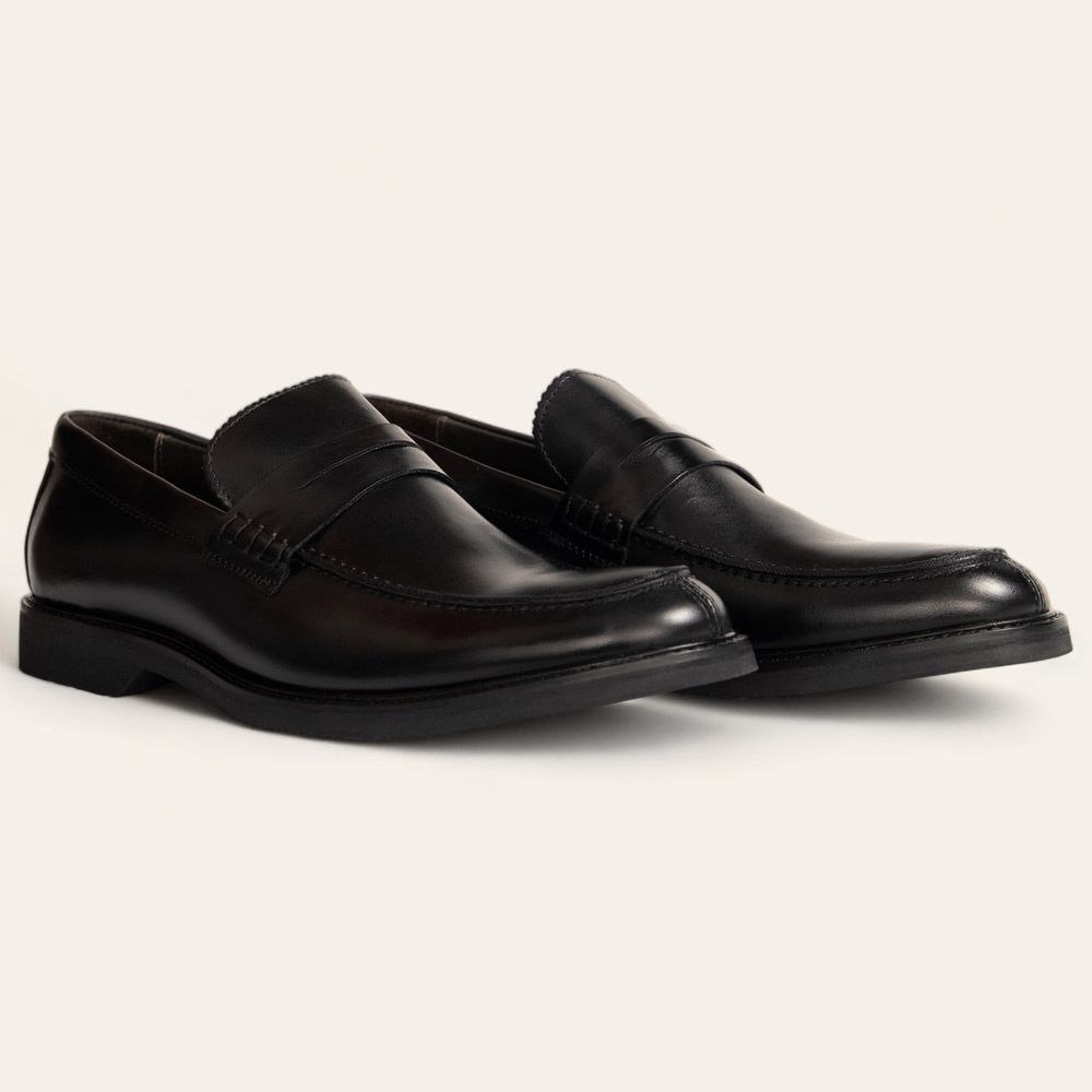 Sapato Social Penny Loafer Preto - Sapataria Cometa