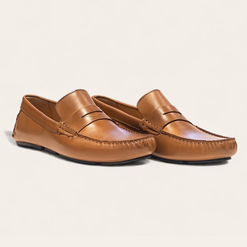 Sapato Casual Drive Penny Loafer Whisky - Sapataria Cometa