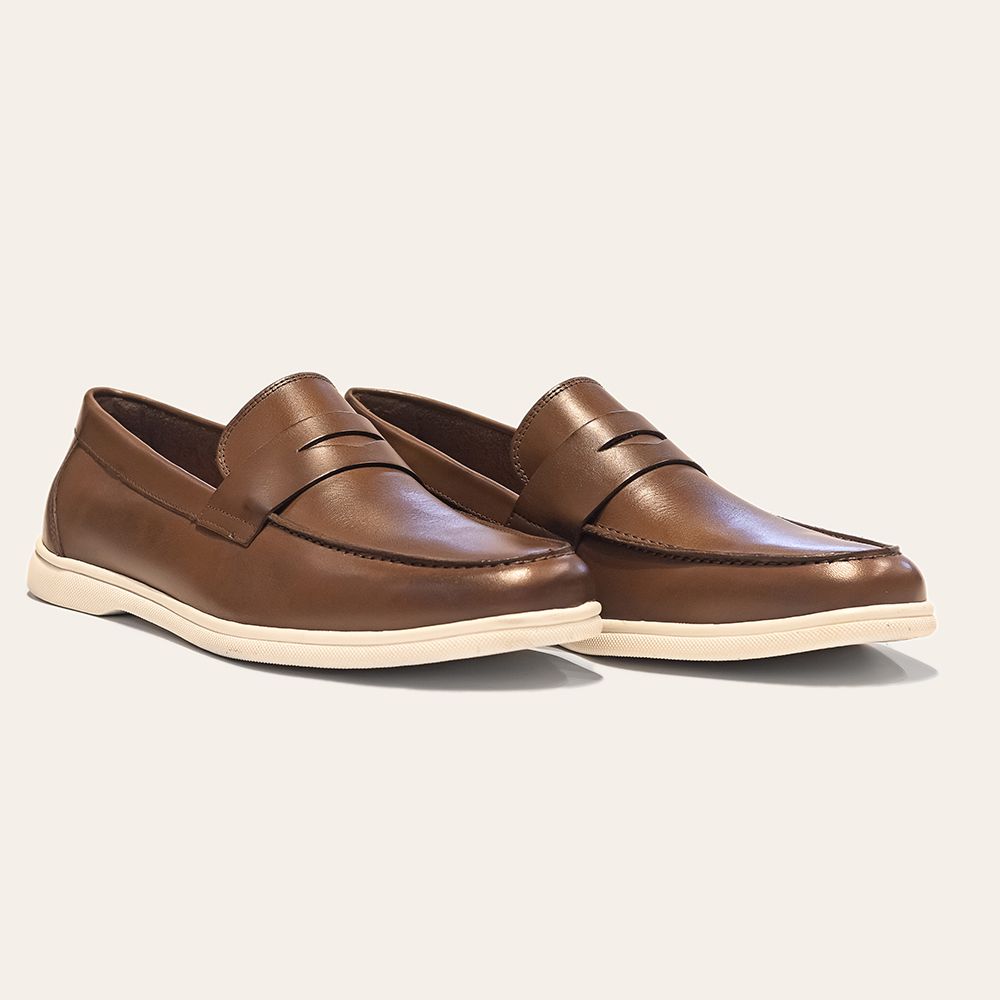 Sapato Casual Penny Loafer Havana - Sapataria Cometa