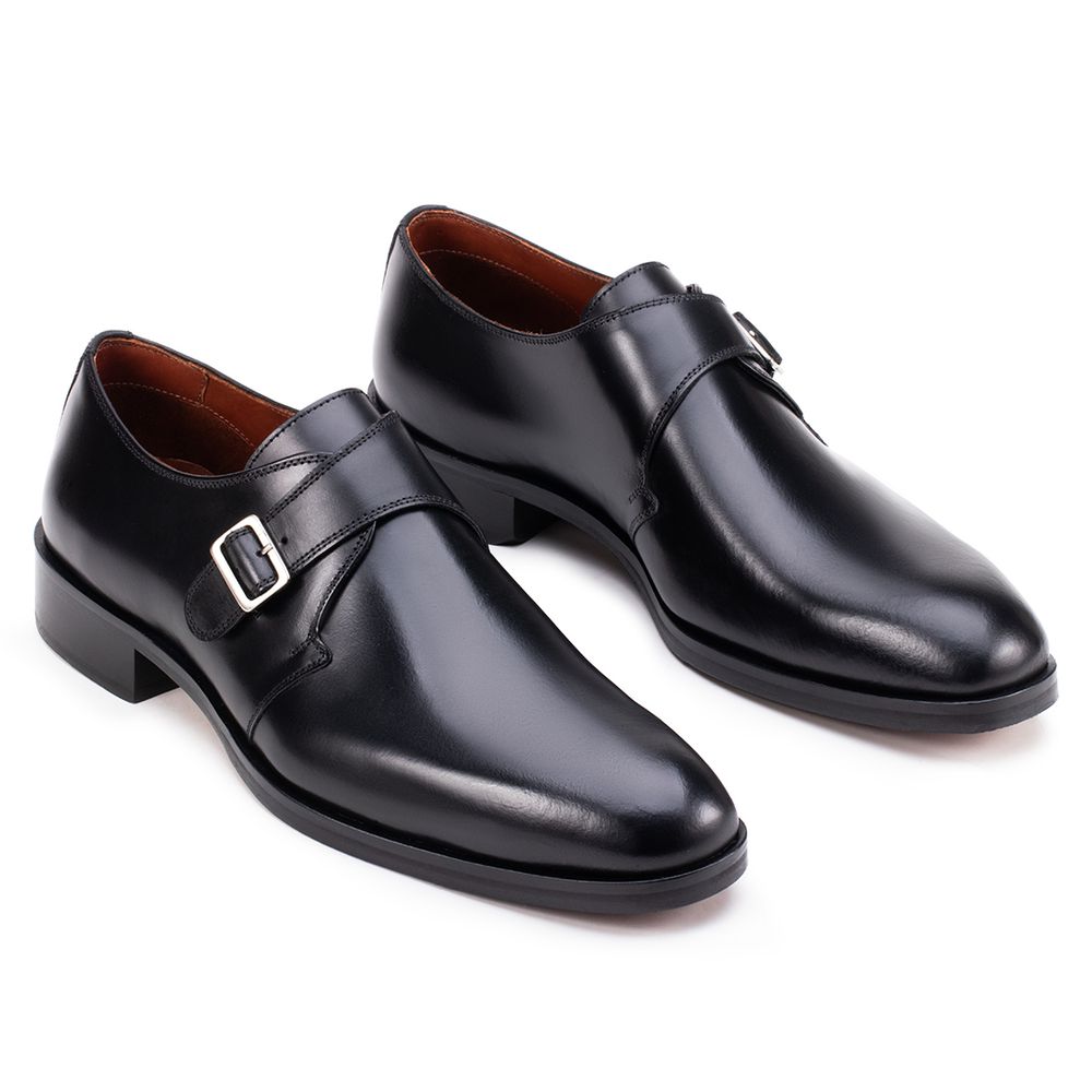 Sapato Social Monk Preto 