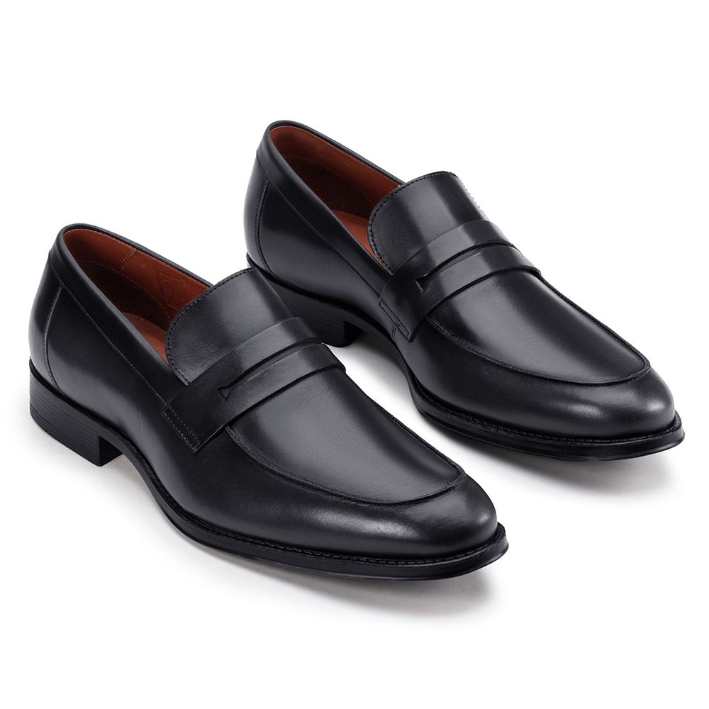 Sapato Social Penny Loafer Preto - Sapataria Cometa