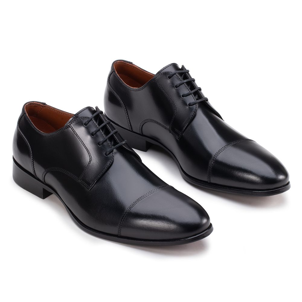Sapato Social Derby Preto - Sapataria Cometa
