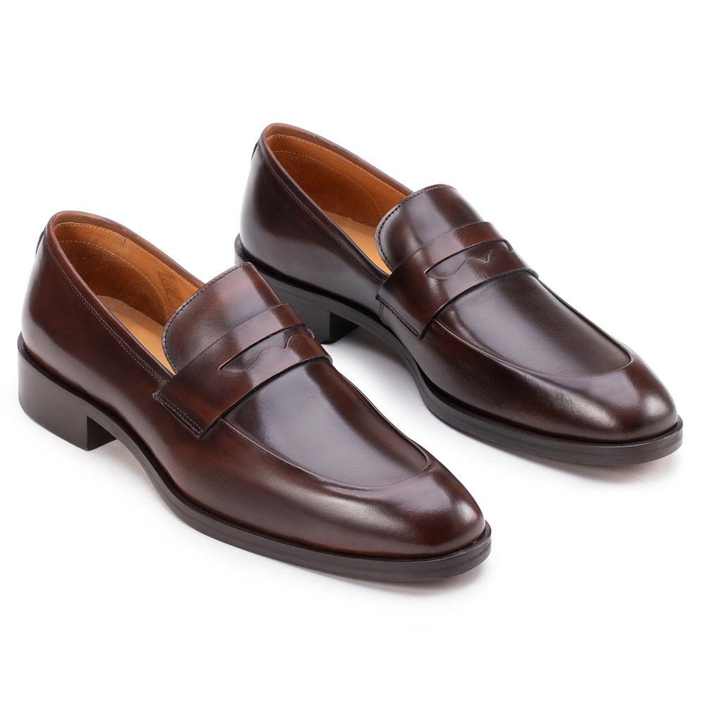Sapato Social Penny Loafer Chocolate - Sapataria Cometa