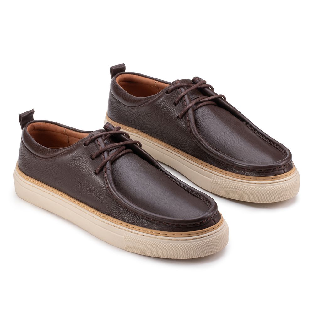 Casual Derby Wallabee Brown - Sapataria Cometa