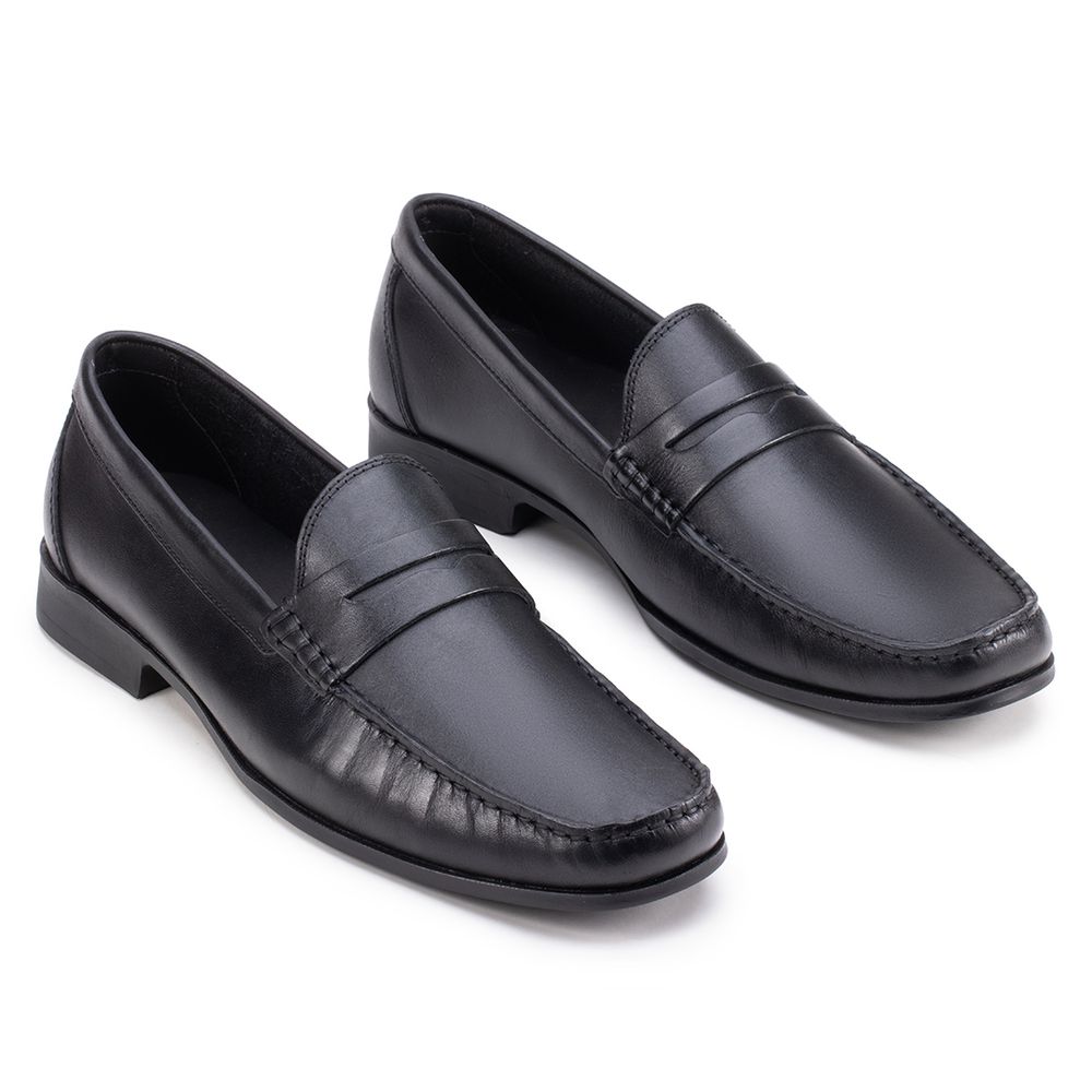 Sapato Mocassim Penny Loafer Preto 