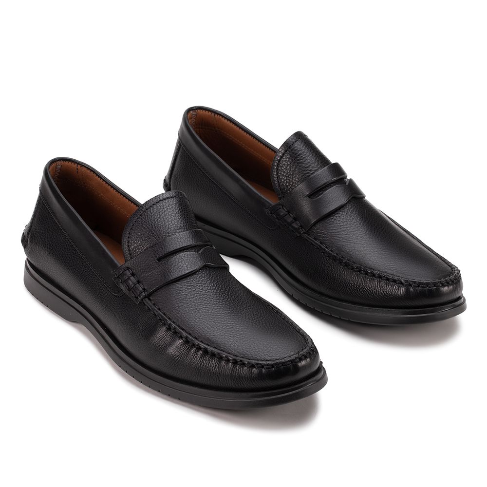 Sapato Mocassim Penny Loafer Preto 
